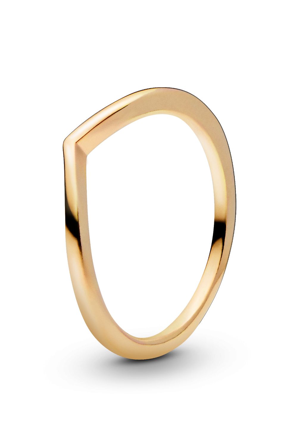 PANDORA - Anillo Pandora Deseo Clásico Pulido Recubrimiento en Oro 