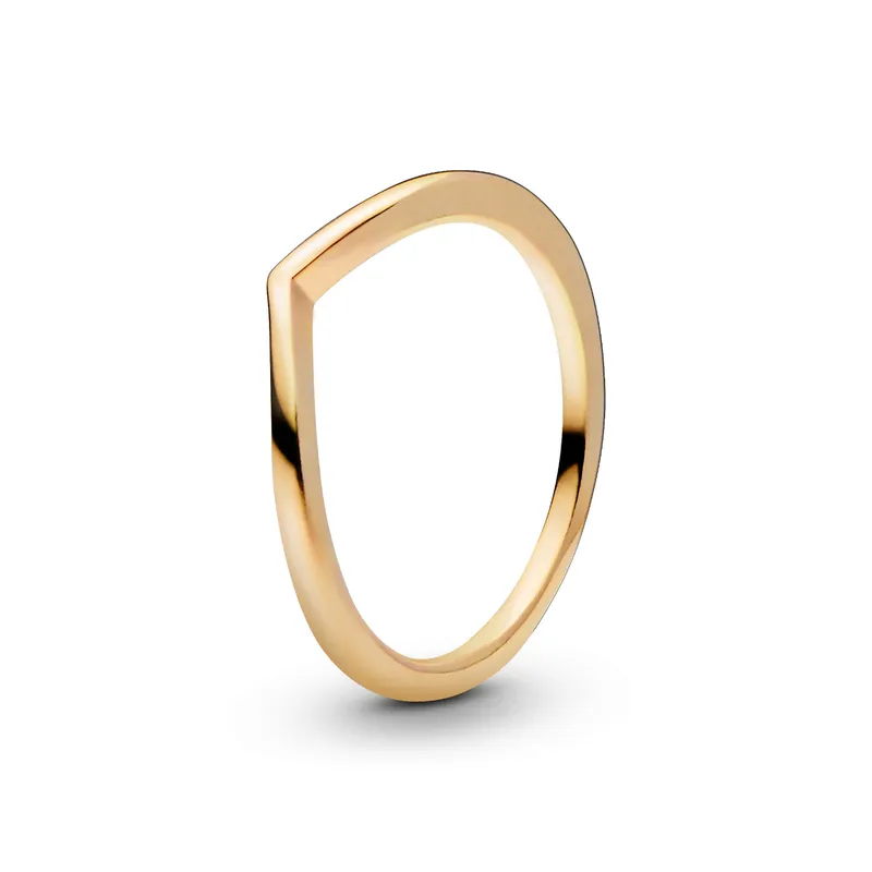 PANDORA - Anillo Pandora Deseo Clásico Pulido Recubrimiento en Oro 
