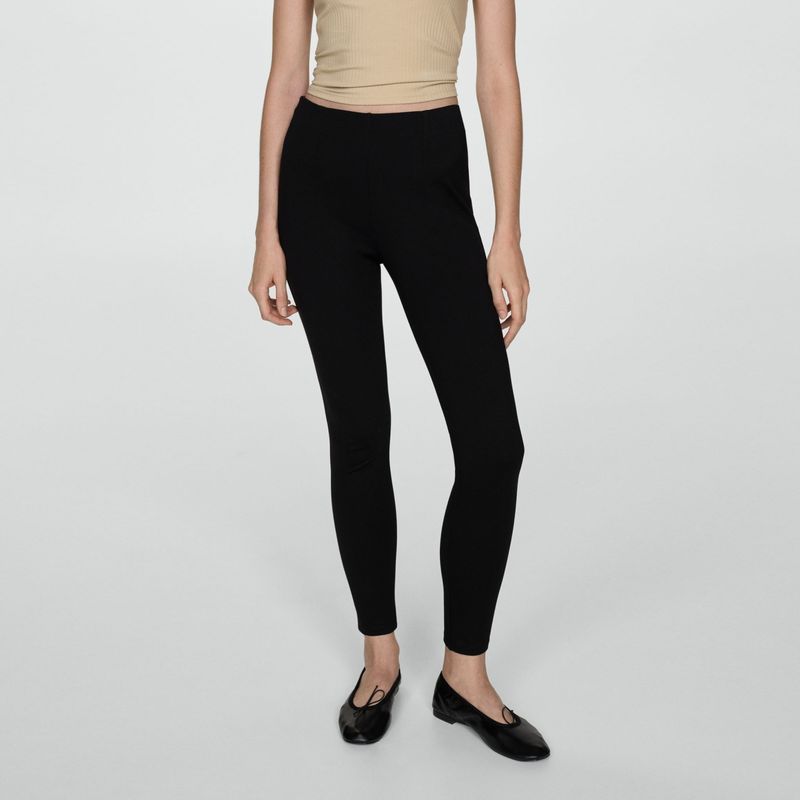 Womens Leggings Leggins Cuero Mango Mango Deri Leggins Efecto Piel