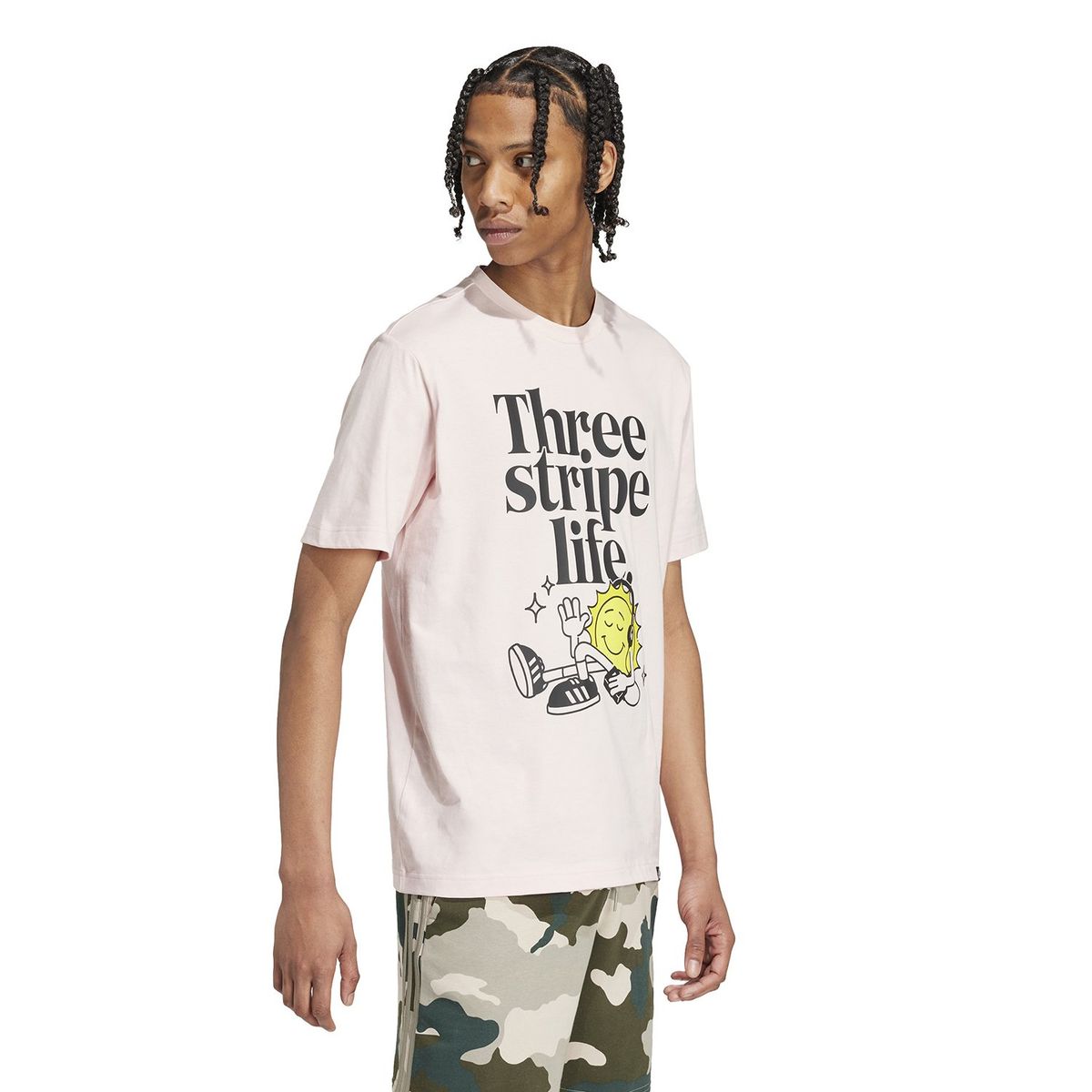 ADIDAS - Camiseta Deportiva Hombre Adidas Manga corta Lifestyle