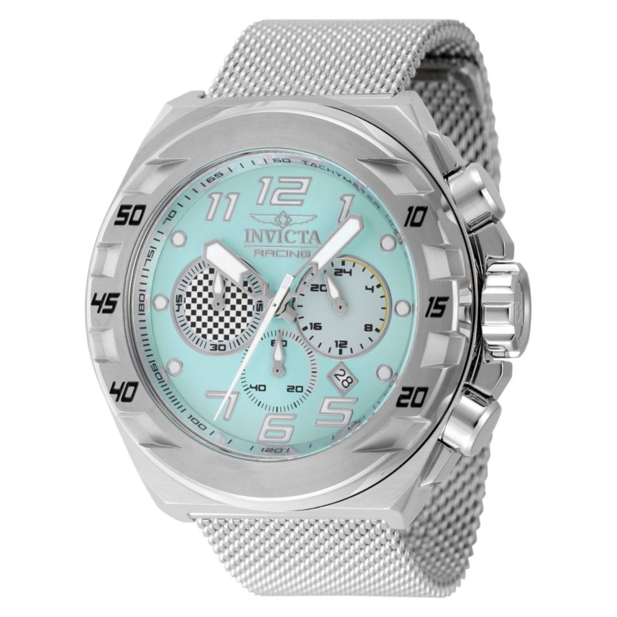 INVICTA - Reloj INVICTA para Hombre Racing Reloj análogo Acero inoxidable Gris