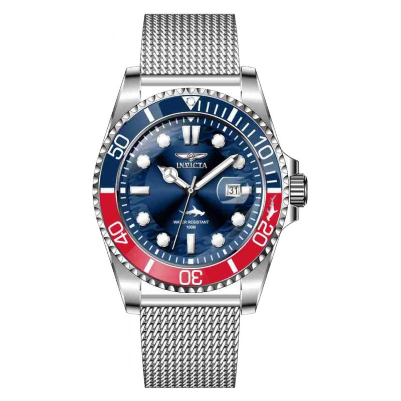 INVICTA - Reloj INVICTA para Hombre Pro Diver Reloj análogo Acero inoxidable Gris