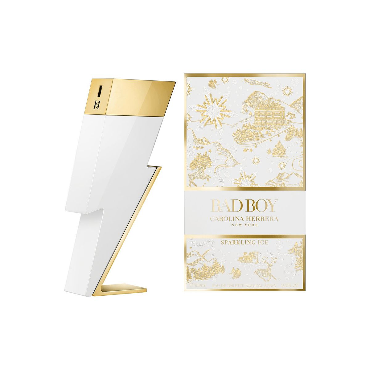 CAROLINA HERRERA - Perfume Hombre Carolina Herrera Bad Boy Sparkling Collector 100 ml Eau de toilette 