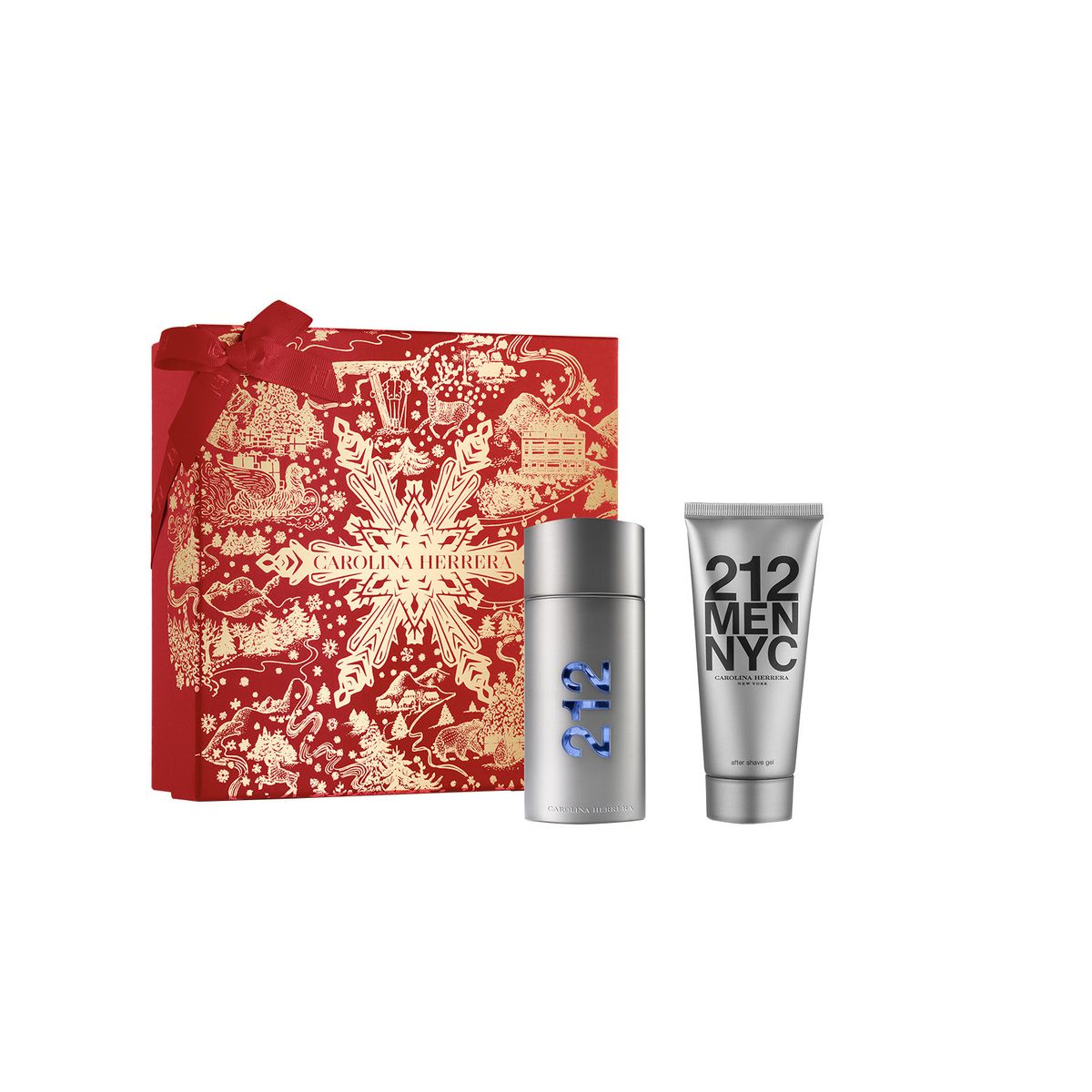 CAROLINA HERRERA - Set de Perfume 212 Men NYC Hombre Carolina Herrera Incluye: Perfume 100 ml + After Shave 100 ml 