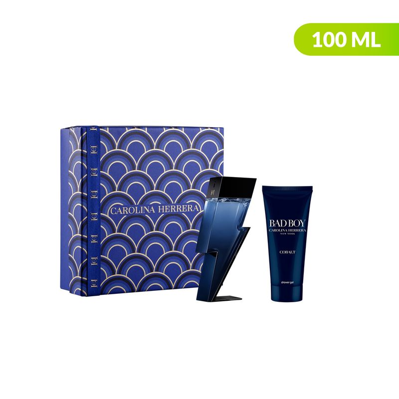 CAROLINA HERRERA - Set de Perfume Hombre Bad Boy Carolina Herrera Incluye:Perfume 100 ml + Gel de baño 100 ml