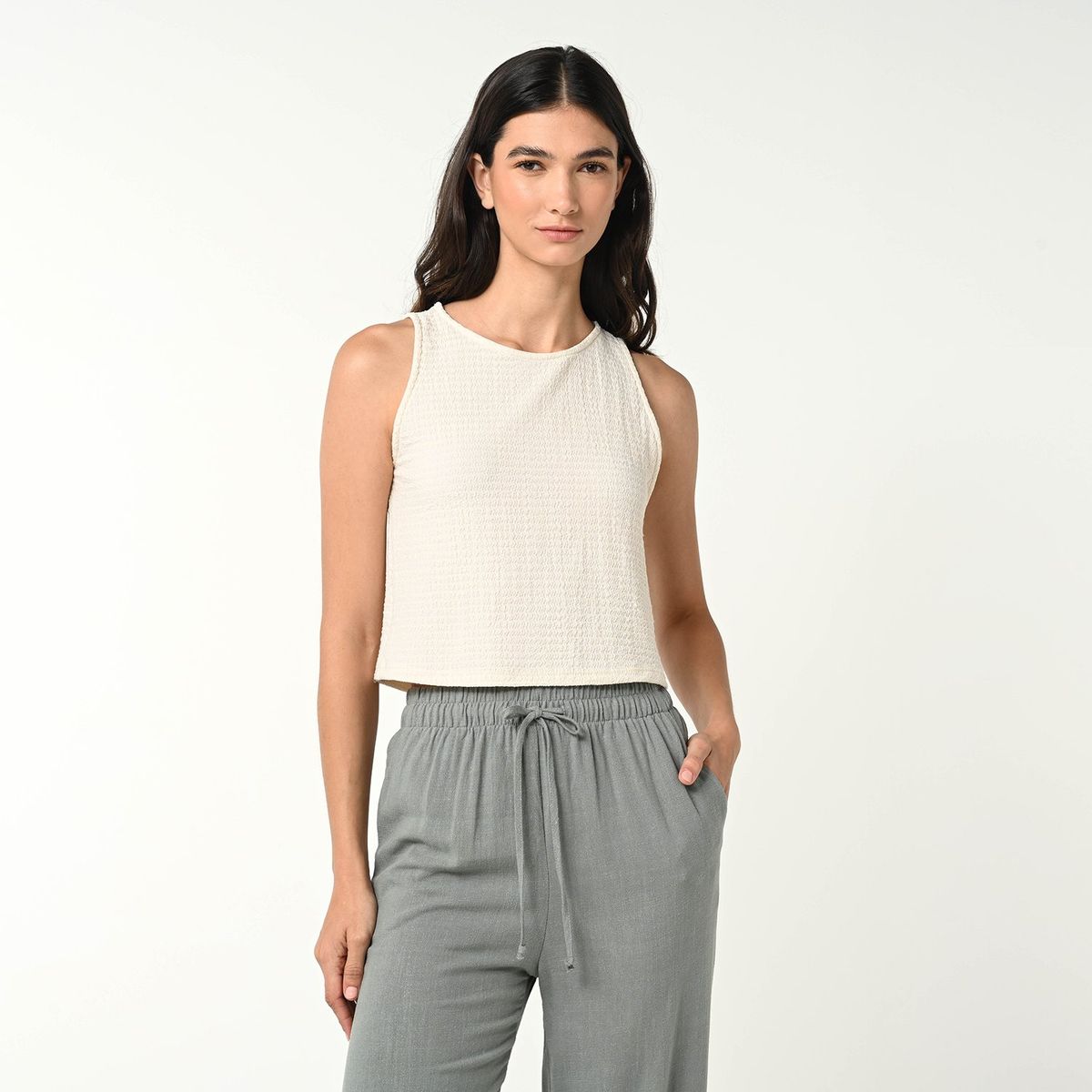 UNIVERSITY CLUB - Blusa Mujer Sin mangas University Club