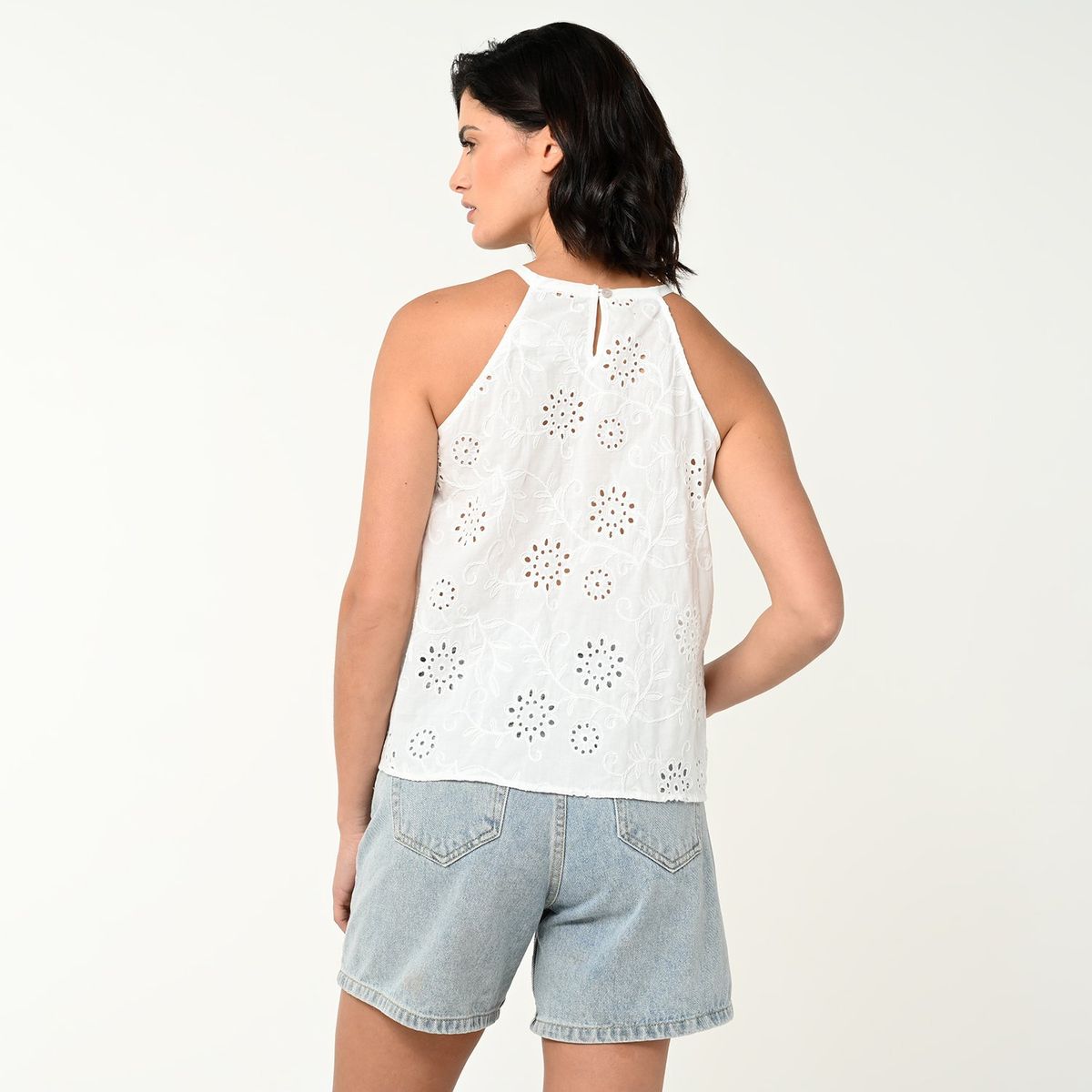 UNIVERSITY CLUB - Blusa Mujer Manga corta de Algodón University Club