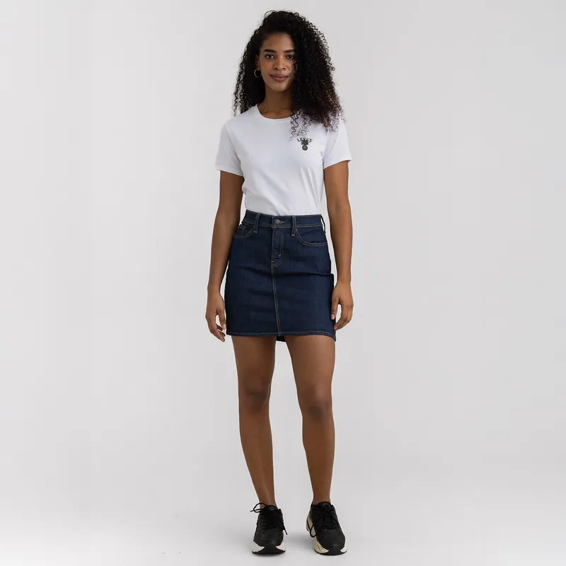 LEVIS - Falda de jean Mini Mujer de Algodón Levis
