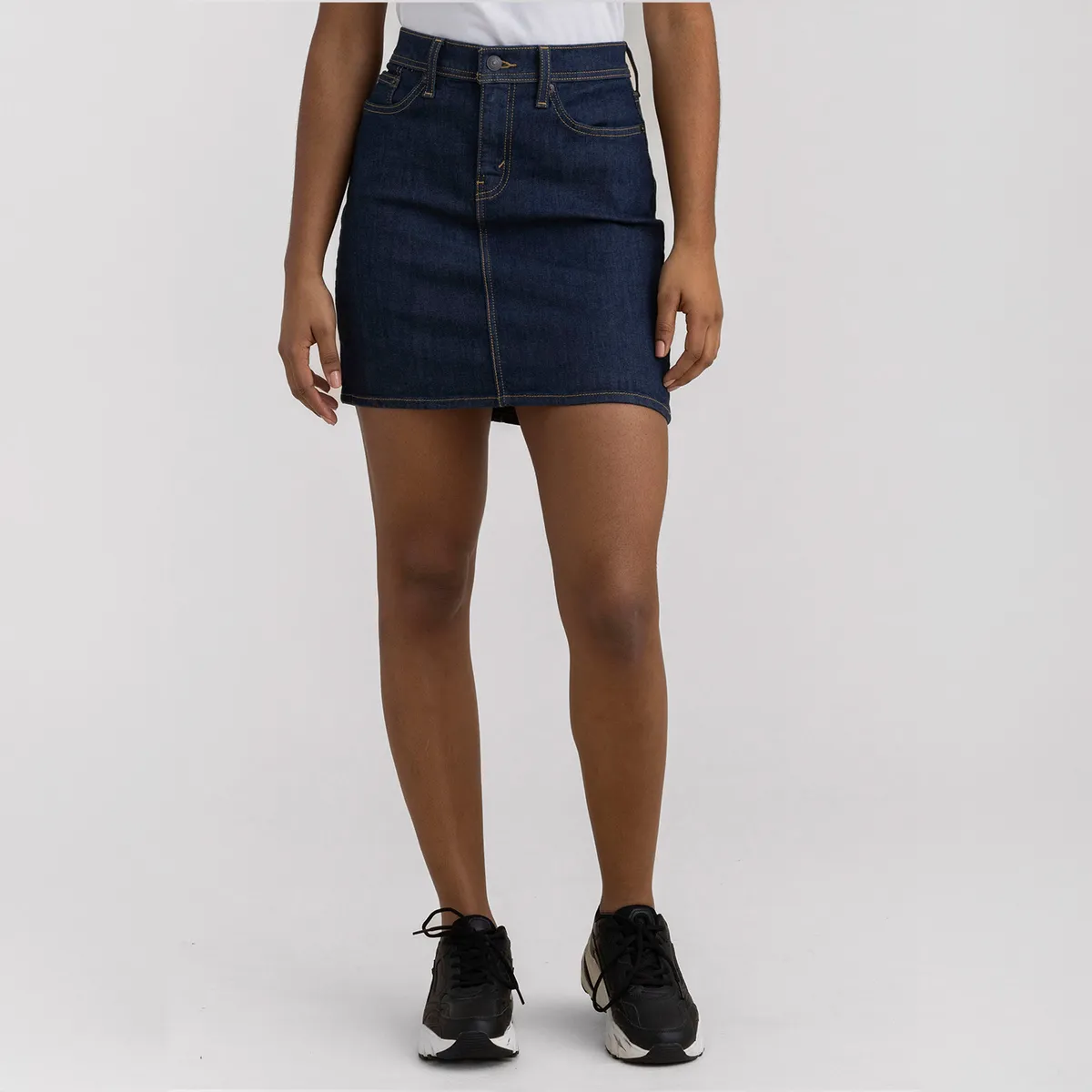 LEVIS - Falda de jean Mini Mujer de Algodón Levis