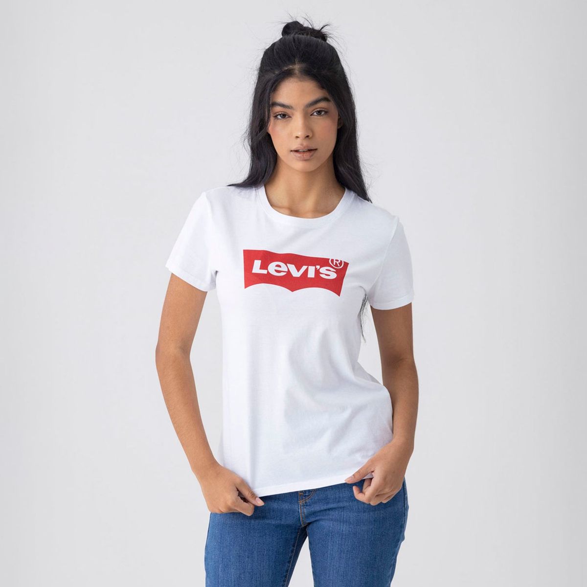 LEVIS - Camiseta Mujer con Estampado Manga corta de Algodón Levis