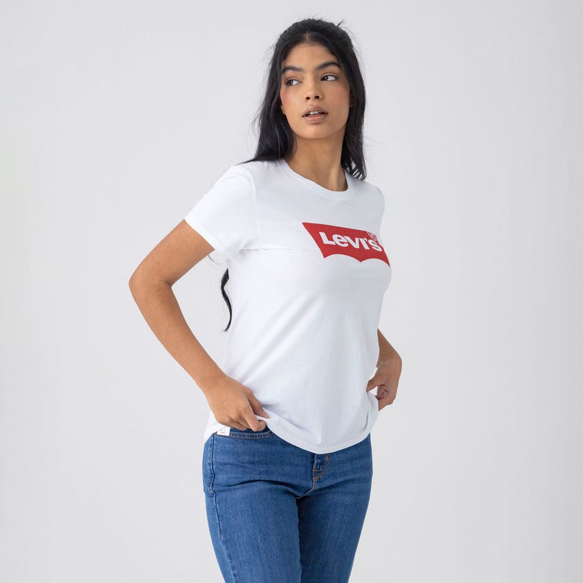 LEVIS - Camiseta Mujer con Estampado Manga corta de Algodón Levis