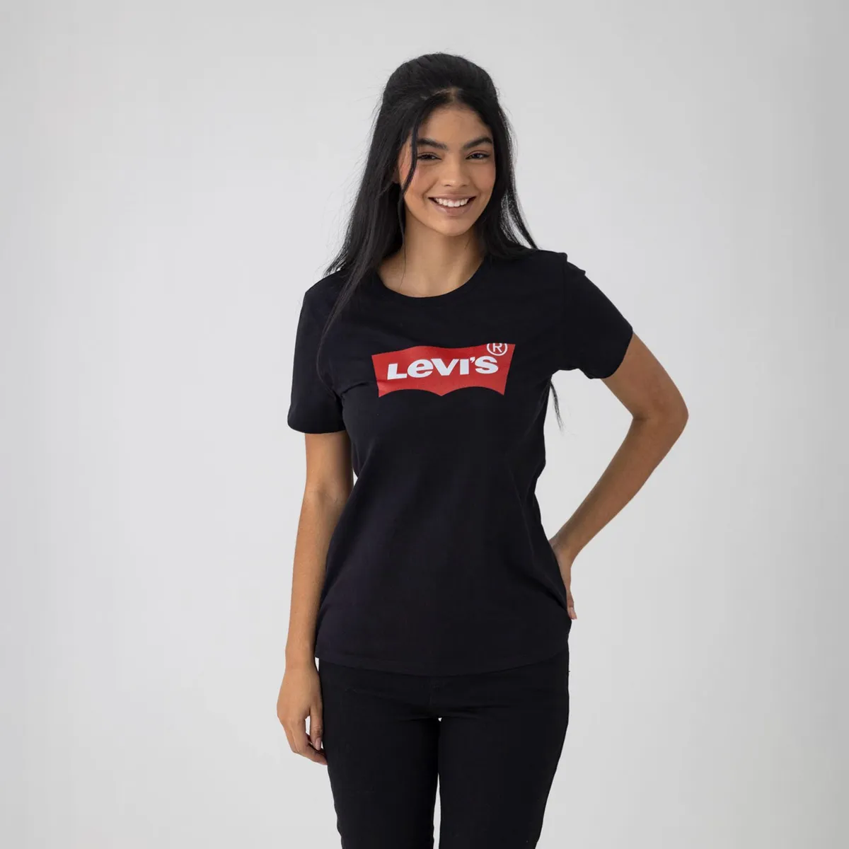 LEVIS - Camiseta Mujer con Estampado Manga corta de Algodón Levis