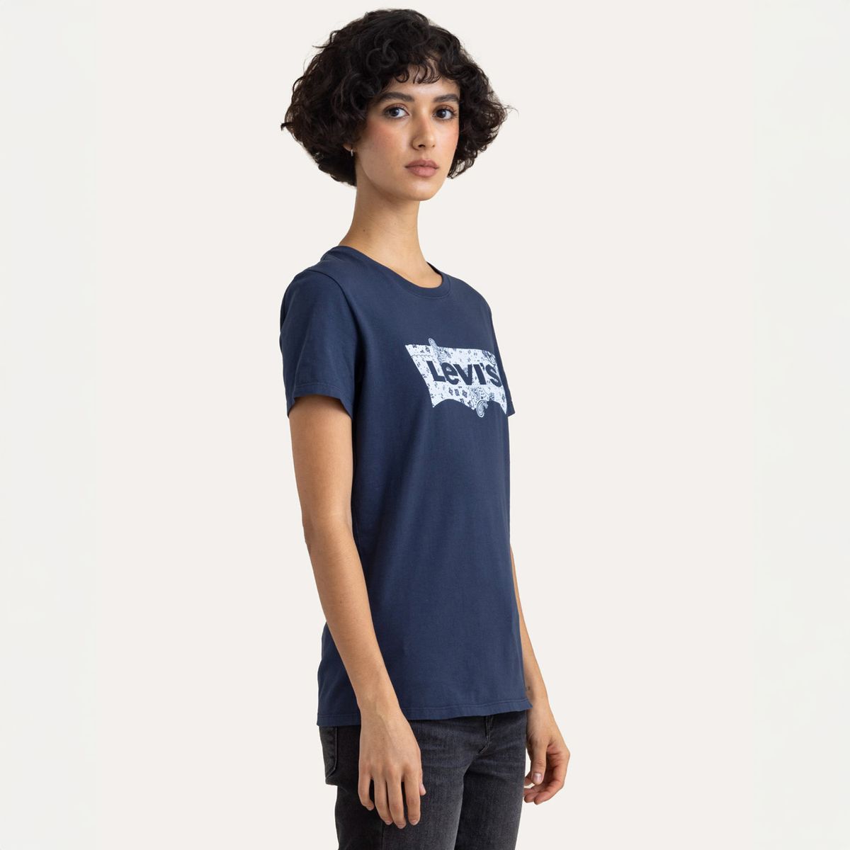 LEVIS - Camiseta Mujer con Estampado Manga corta de Algodón Levis
