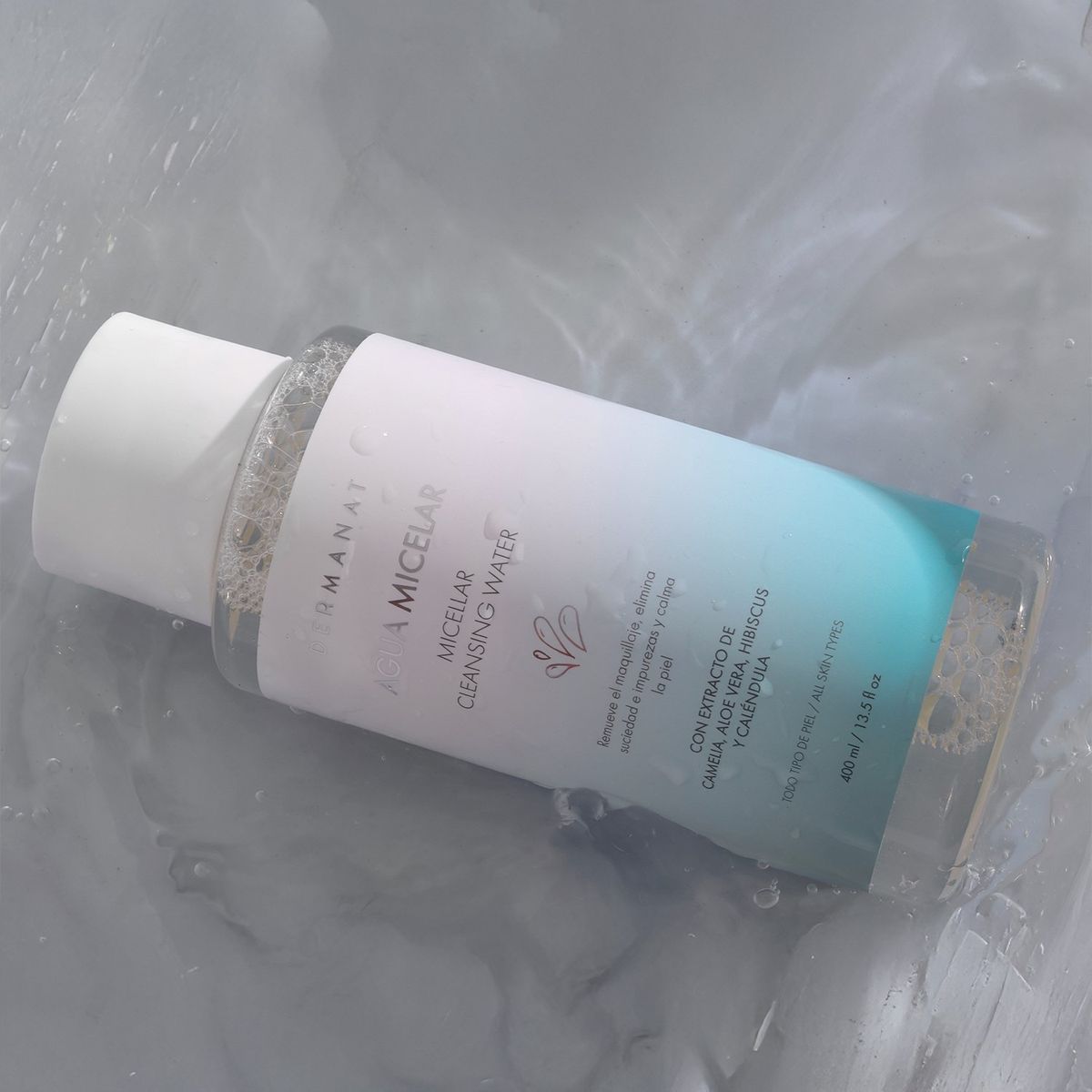 DERMANAT - Limpiador EC AGUA MICELAR Dermanat Para Todo tipo de piel 400 ml