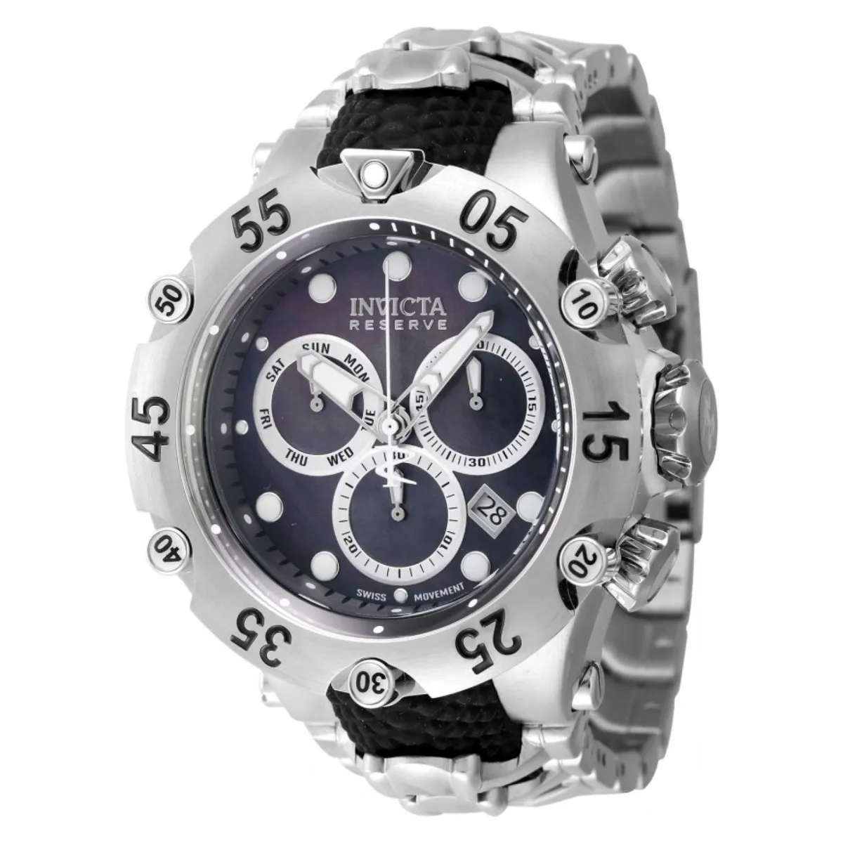 INVICTA - Reloj Invicta Hombre Reserve . Reloj Acero Inoxidable Negro