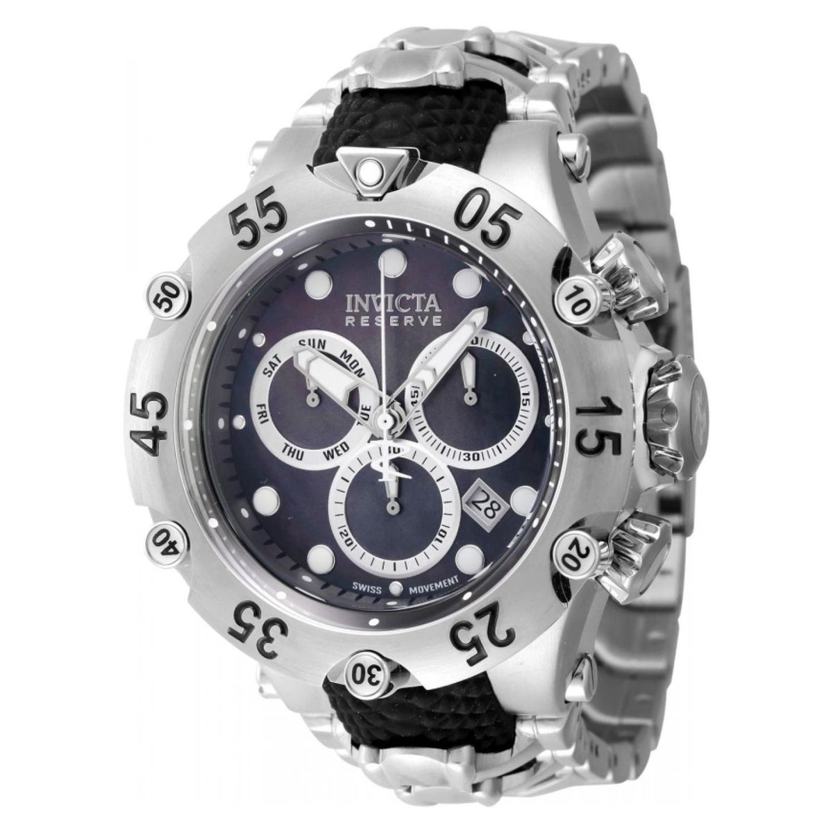 INVICTA - Reloj Invicta Hombre Reserve . Reloj Acero Inoxidable Negro