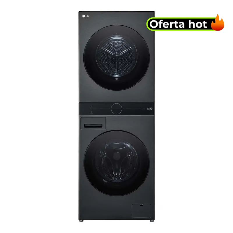 LG - Torre de lavado LG Eléctrica 14 kg WK14BS6R