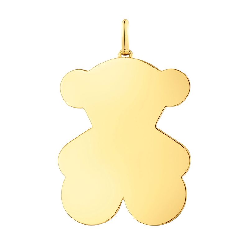 TOUS - Dije grande oso con baño de oro 18 kt sobre plata 38 mm Sweet Dolls