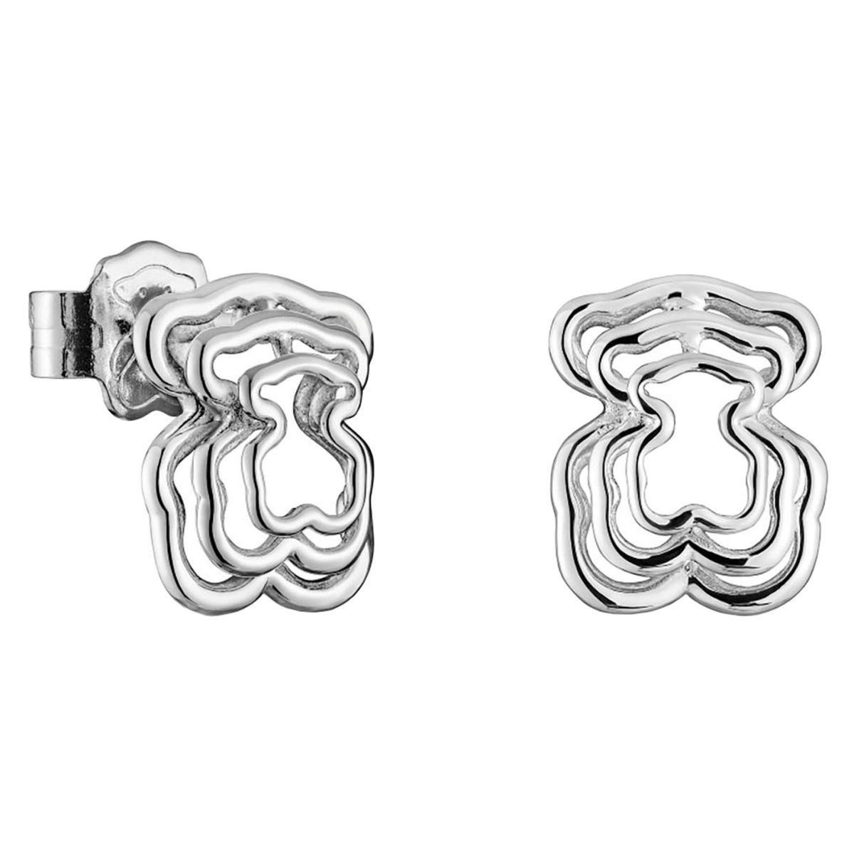 TOUS - Aretes oso de plata Bickie