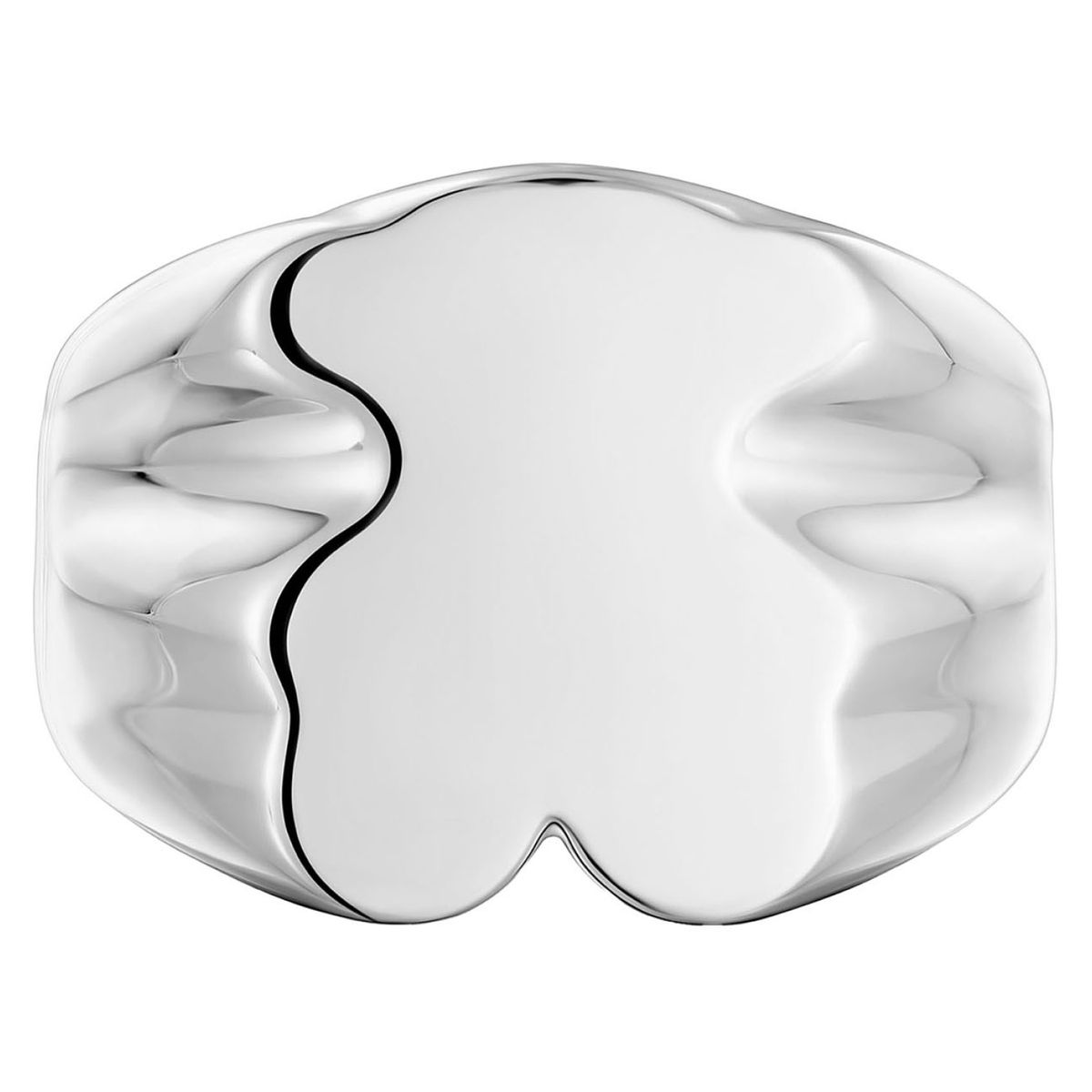TOUS - Anillo sello de plata oso 15 mm Sweet Dolls