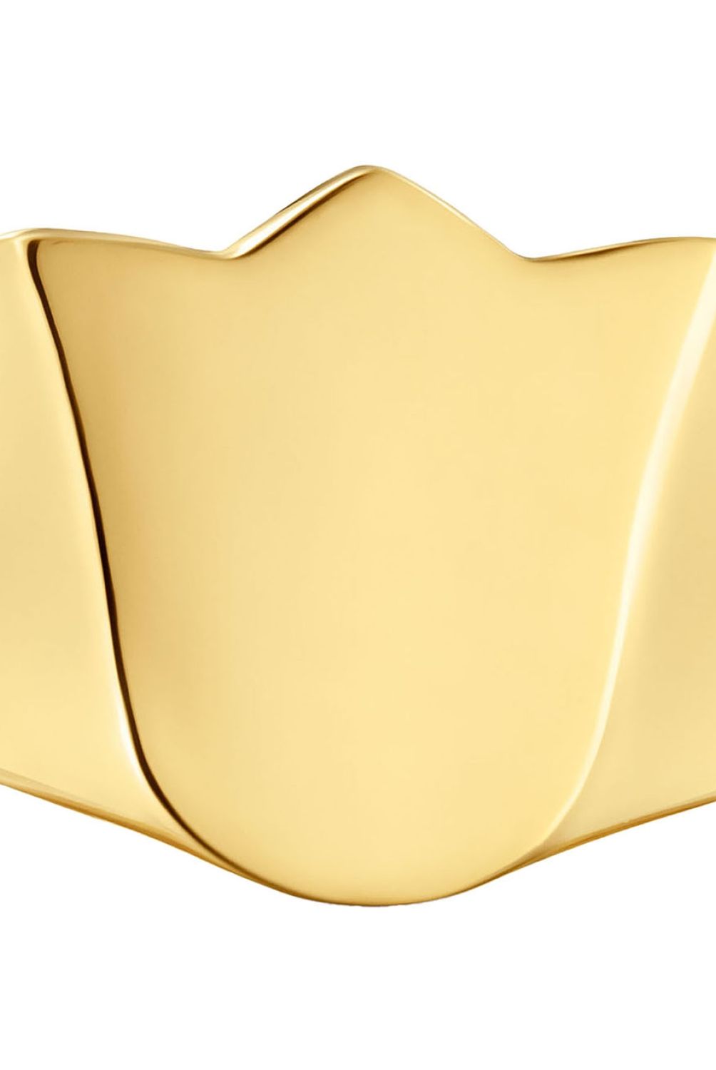 TOUS - Anillo sello tulipa con baño de oro 18 kt sobre plata Sweet Dolls