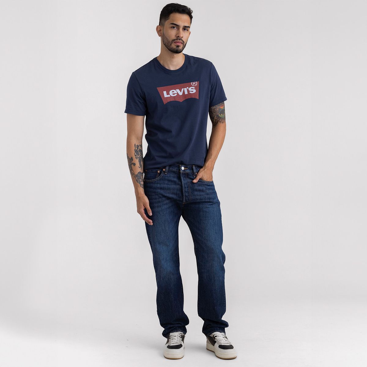 LEVIS - Jean 5 Bolsillos para Hombre Recto 501 Levis