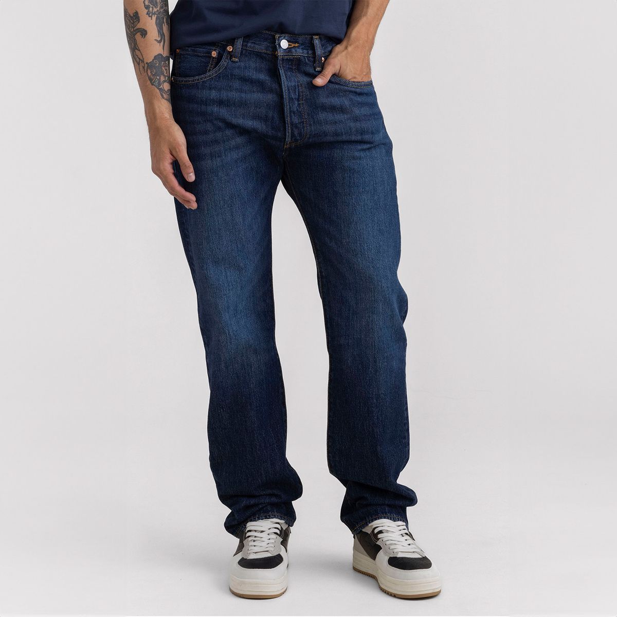 LEVIS - Jean 5 Bolsillos para Hombre Recto 501 Levis