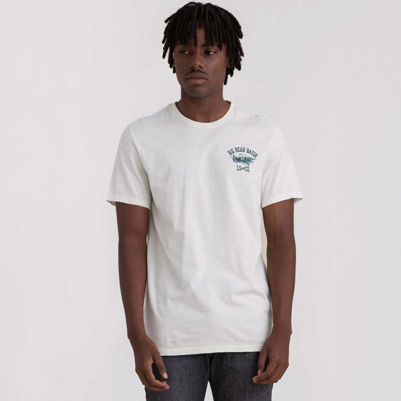 LEVIS - Camiseta Hombre Con Estampado Recto de Algodón Levis