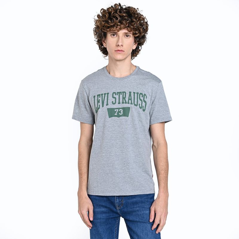LEVIS - Camiseta Hombre Con Estampado Recto de Algodón Levis