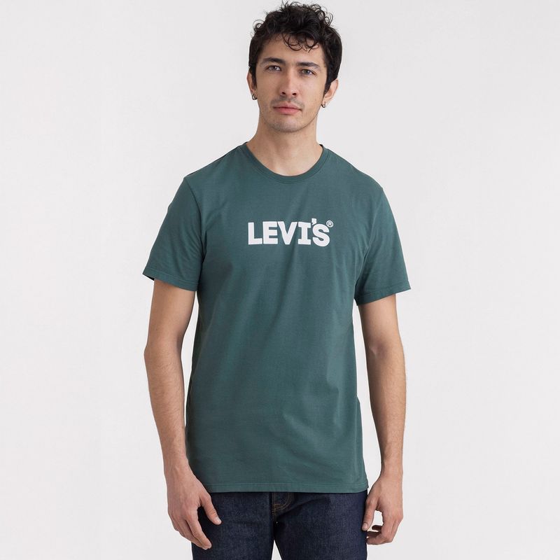 LEVIS - Camiseta Hombre Con Estampado Recto de Algodón Levis