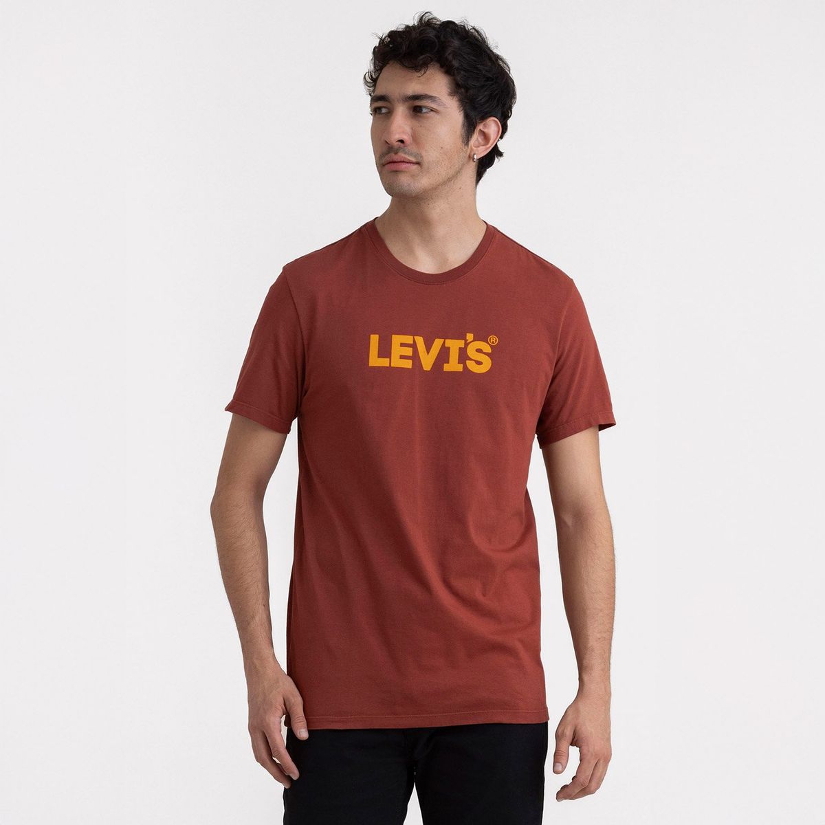LEVIS - Camiseta Hombre Con Estampado Recto de Algodón Levis