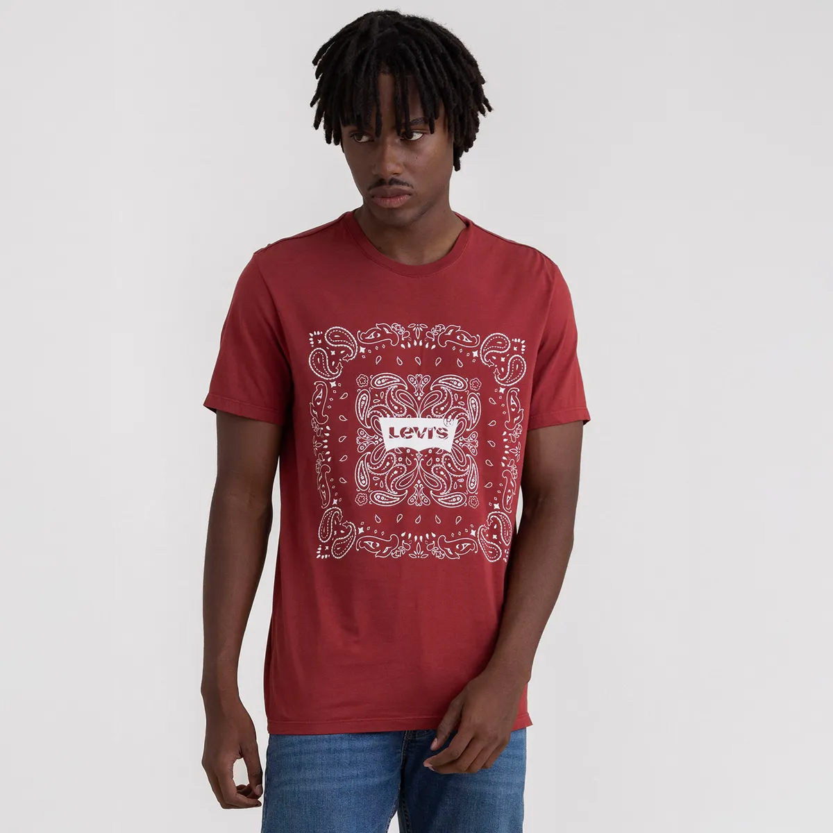 LEVIS - Camiseta Hombre Con Estampado Recto de Algodón Levis