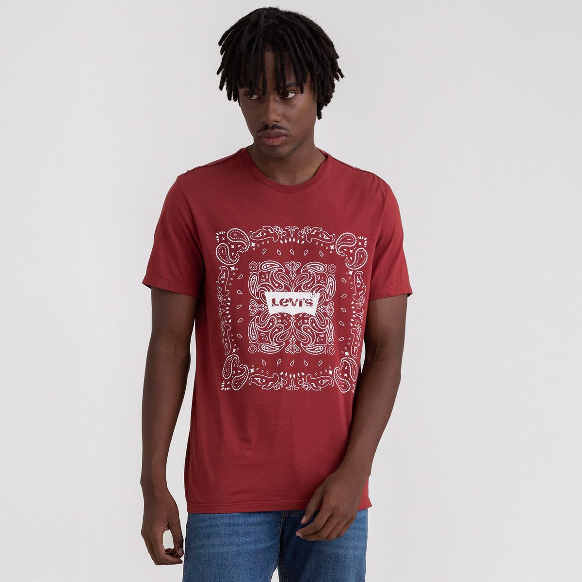 LEVIS - Camiseta Hombre Con Estampado Recto de Algodón Levis