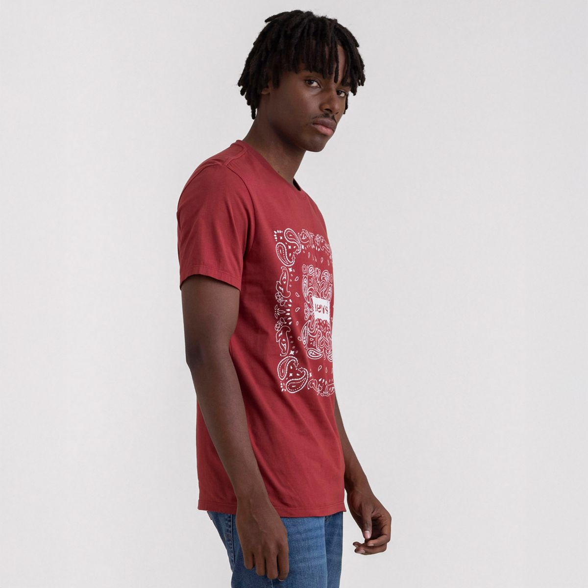 LEVIS - Camiseta Hombre Con Estampado Recto de Algodón Levis