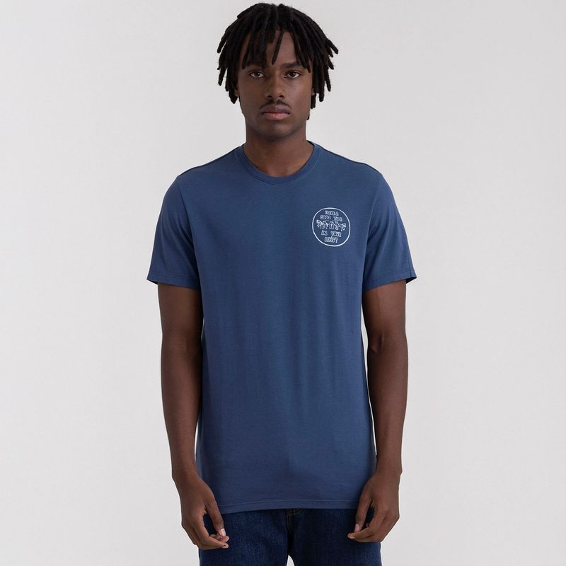 LEVIS - Camiseta Hombre Con Estampado Recto de Algodón Levis