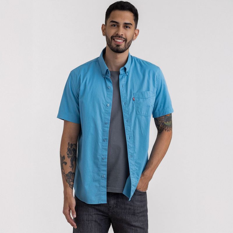 LEVIS - Camisa Hombre Manga corta Classic fit de Algodón Levis