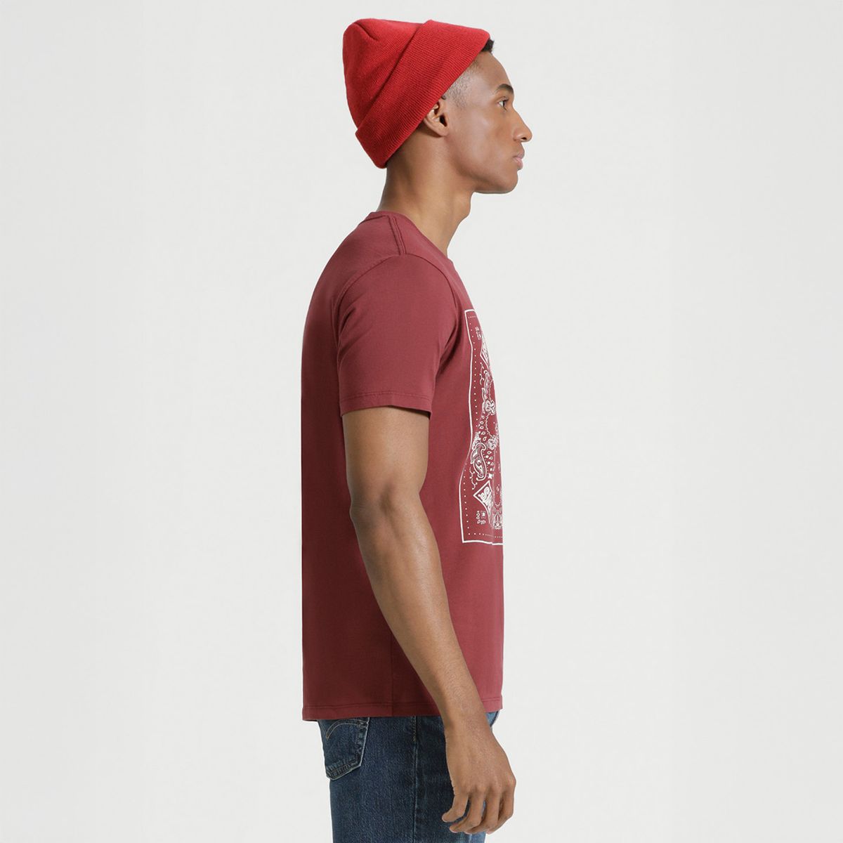 LEVIS - Camiseta Hombre Con Estampado Recto de Algodón Levis