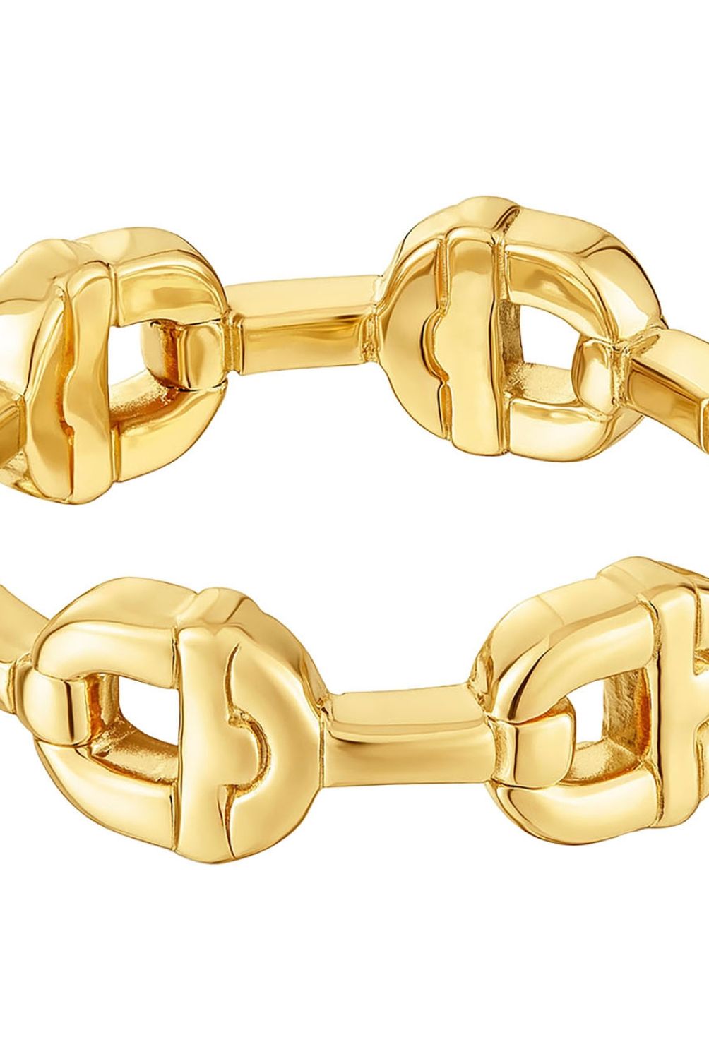 TOUS - Anillo logo con baño de oro 18 kt sobre plata TOUS MANIFESTO