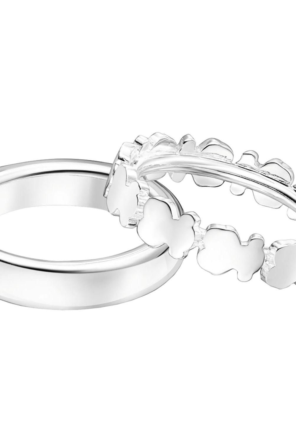 TOUS - Pack de Anillos Straight de plata