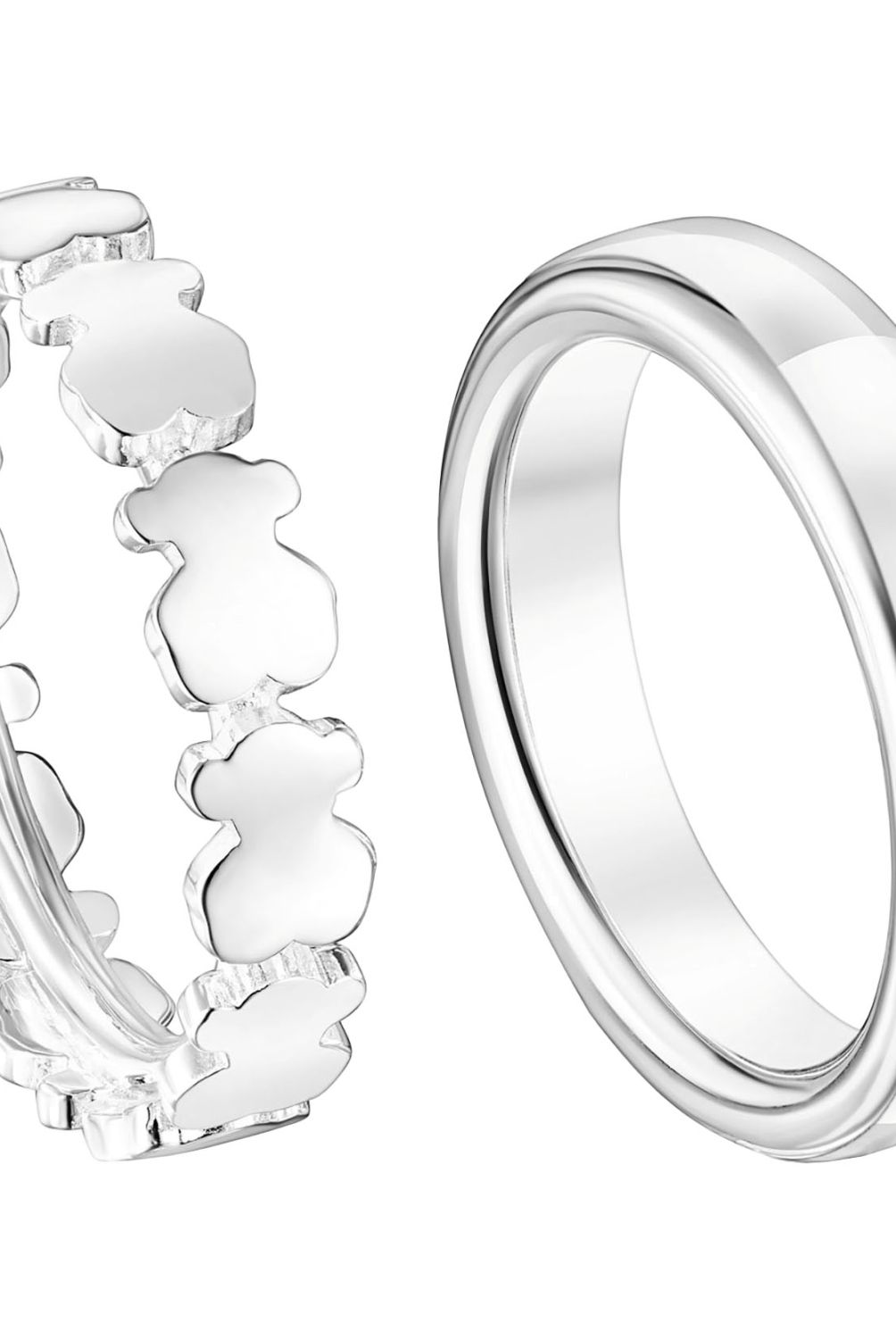 TOUS - Pack de Anillos Straight de plata