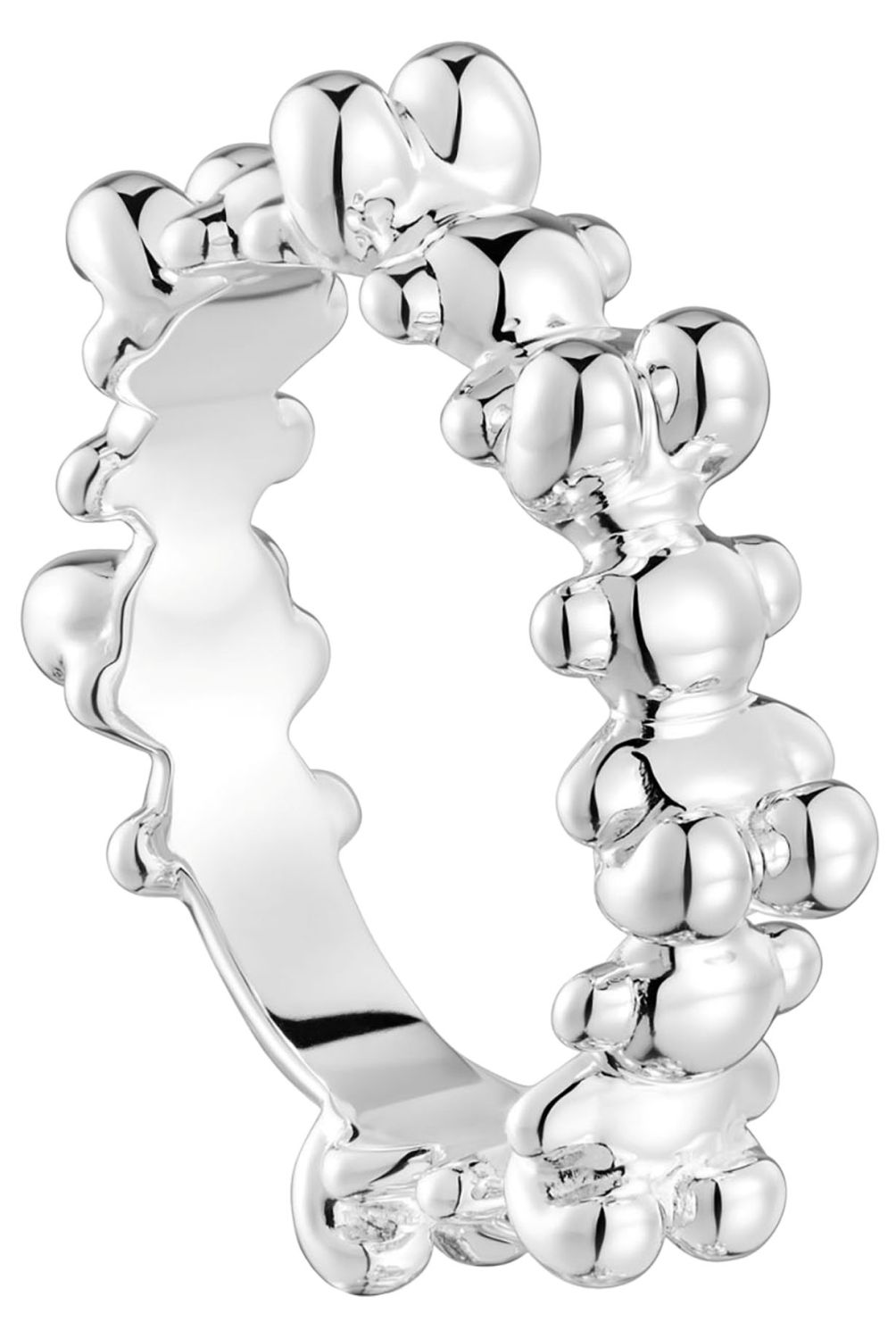 TOUS - Anillo mediano de plata motivos oso Bold Bear