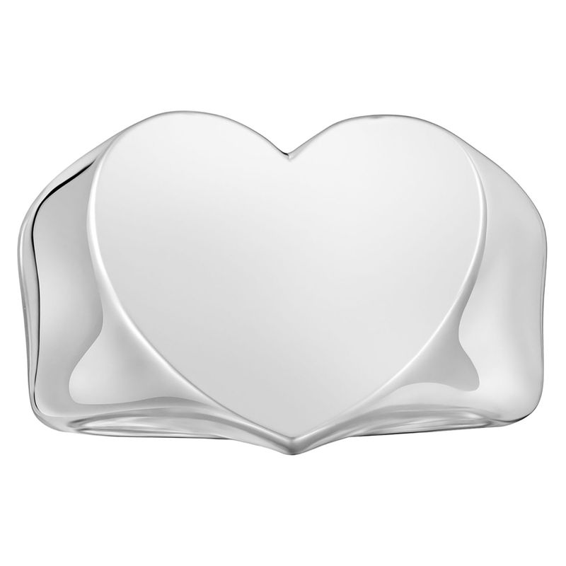 TOUS - Anillo sello de plata corazón Sweet Dolls