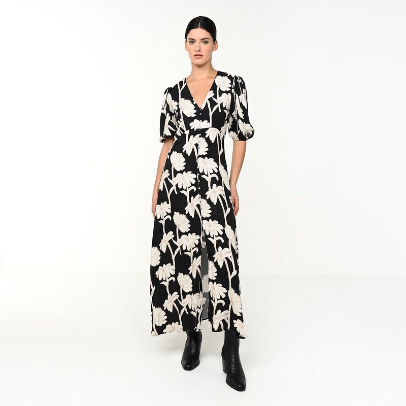 BASEMENT - Vestido Mujer Largo Basement
