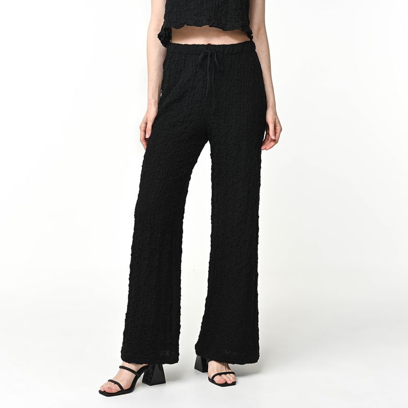 BASEMENT - Pantalón Wide leg Mujer Tiro medio Basement