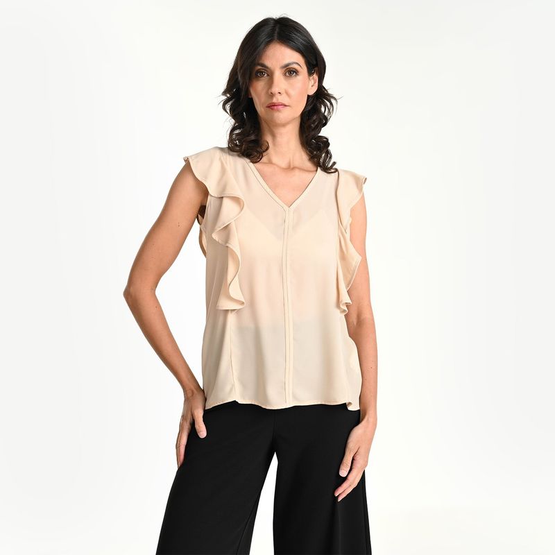 APOLOGY - Blusa Mujer de Boleros Sin mangas Apology