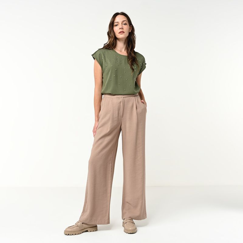 APOLOGY - Pantalón Culotte Mujer Tiro alto Apology