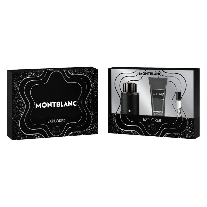 MONTBLANC - Set de Perfume Hombre Montblanc: Explorer Edp 100Ml+7 5+75G 