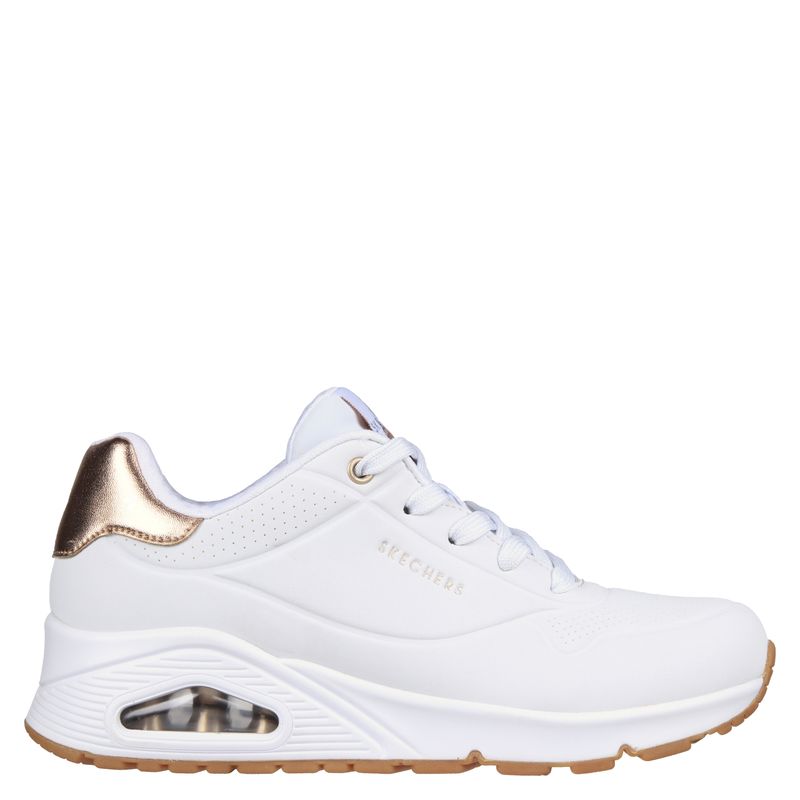 SKECHERS - Tenis Skechers Mujer Moda Uno Golden Air Blanco