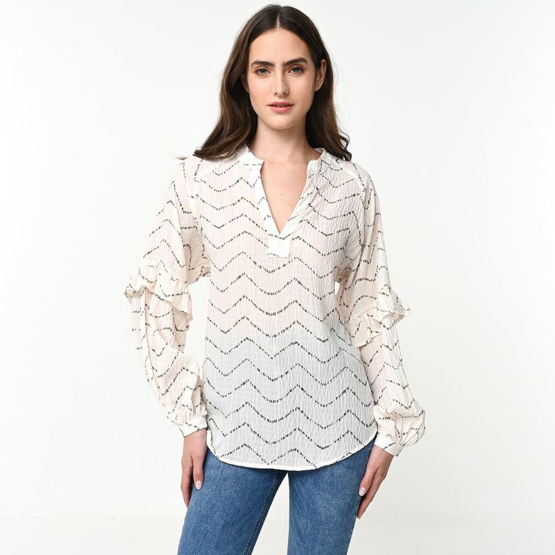 UNIVERSITY CLUB - Camisa Mujer Manga larga University Club