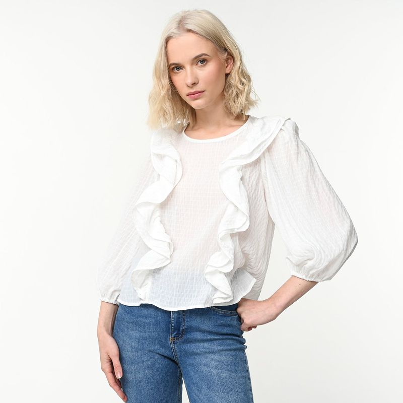 UNIVERSITY CLUB - Camisa Mujer Manga larga University Club